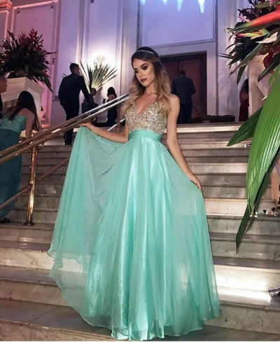 Elegante Vestido de Festa e Baile