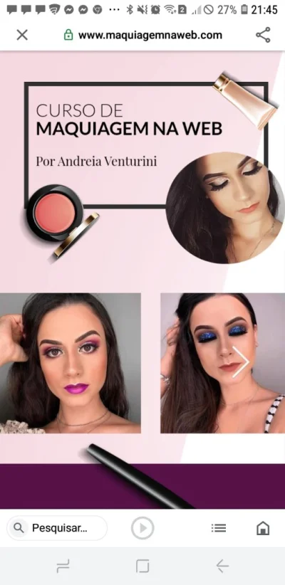 Curso de Maquiagem na na Web