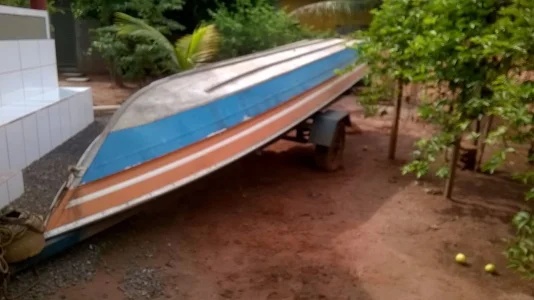 Barco de 7m com Carretinha e Motor Rabeta