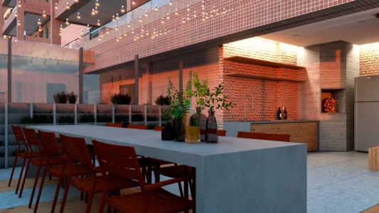 Apartamento com 92.92 m2 - Forte - Praia Grande SP