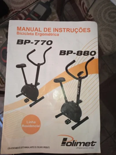Vendo Bicicleta Ergométrica Semi Nova Ano 2020