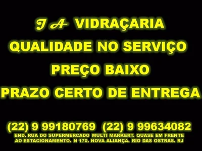 Vidraçaria J a