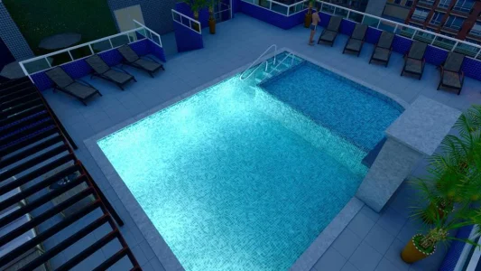Apartamento com 50.39 m2 - Guilhermina - Praia Grande SP