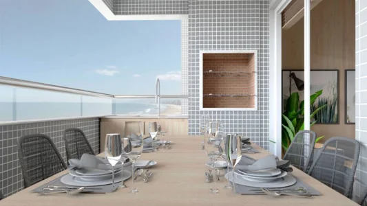 Apartamento com 53.58 m2 - Jardim Real - Praia Grande SP