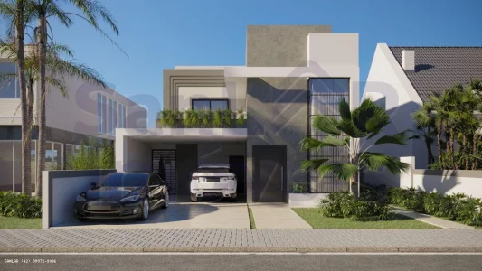 Casa para Venda em Ponta Grossa, Jardim Carvalho, 3 Dormitórios, 4 Suítes, 2 Banheiros, 2 Vagas