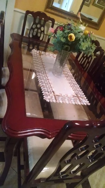 Mesa de Jantar Lindíssima Luxo com 6 Cadeiras