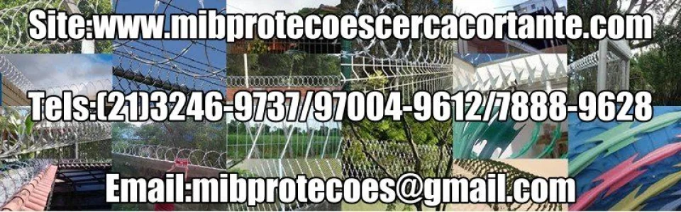 Cercas de Concertinas/mib Proteções