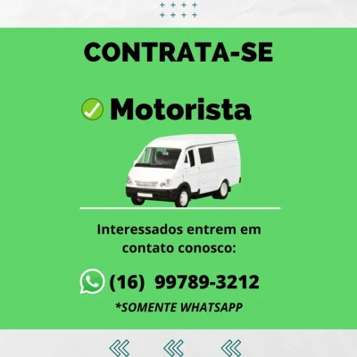 Vaga para Motorista