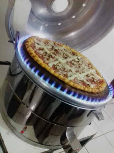 Forno de Pizza à Gás Redondo