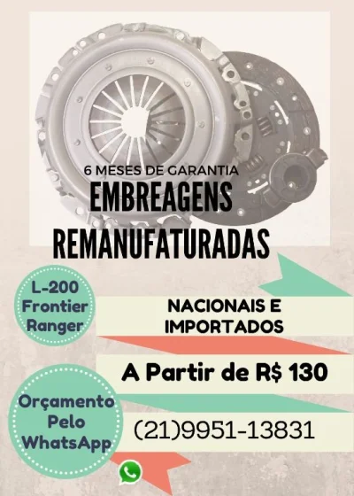 Kit Embreagem Remanufaturado