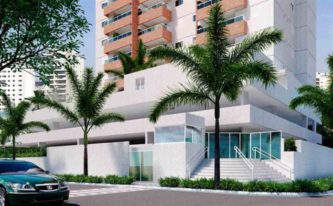 Apartamento com 76.1 m2 - Astúrias - Guaruja SP