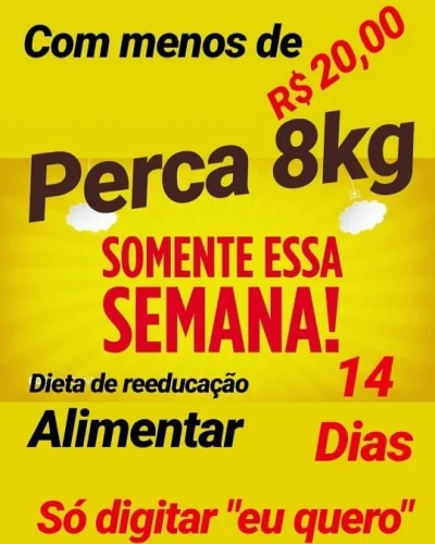 Dieta 14dias (perca Até 8kg)
