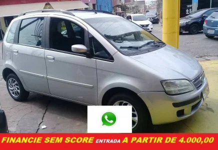 Fiat Idea Completa Flex Economica Score Baixo