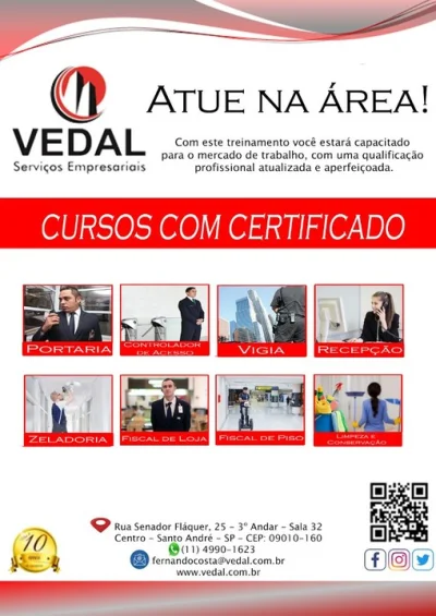 Curso de Portaria, Contr. de Acesso, Vigia e Recepção