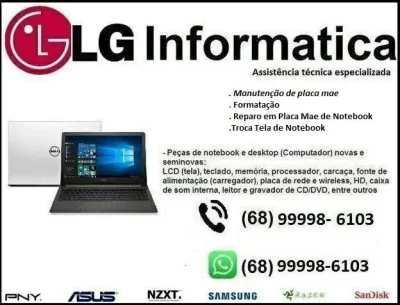Lg Informatica Assistência de Computadores é Notebooks