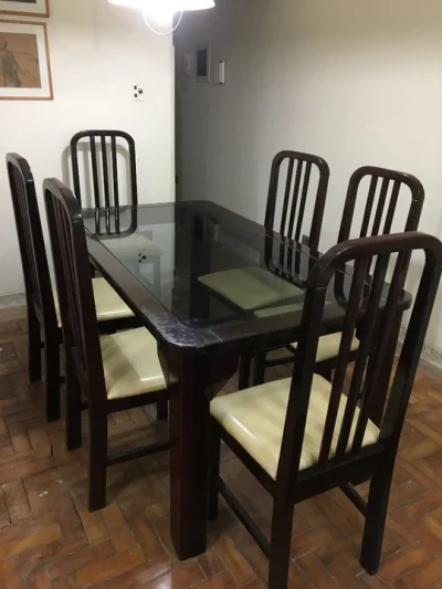 Mesa de Jantar com 6 Cadeiras