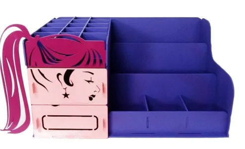 Porta Joias Menina em Mdf Pintado