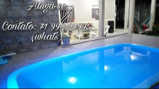 Casa 3/4 com Piscina em Vera Cruz BA Carro Celular