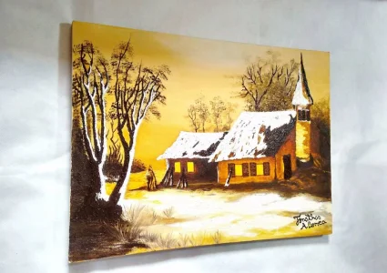 Tela Paisagem por do Sol