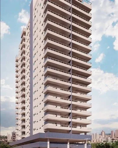 Apartamento com 123.99 m2 - Campo da Aviacao - Praia Grande SP