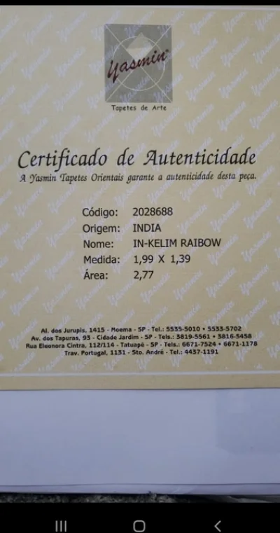 Tapete Kelim Raibow - Duas Unidades