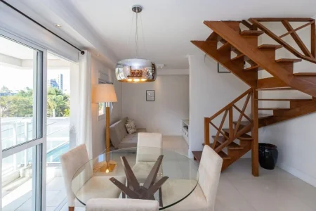 Lindo Apartamento Duplex de 74m2 com 2 Suítes e Semi Mobilia