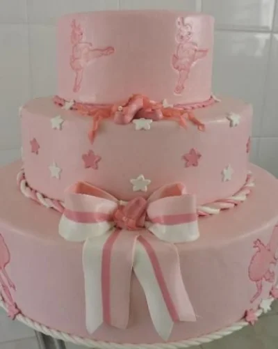 Bolo Cenográfico de Biscuit Bailarina