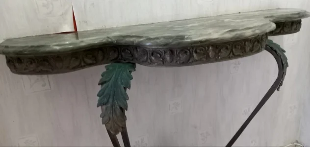 Console de Mármore Verde