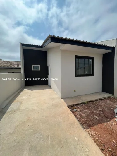 Casa para Venda em Ponta Grossa, Boa Vista, 2 Dormitórios, 1 Banheiro, 1 Vaga