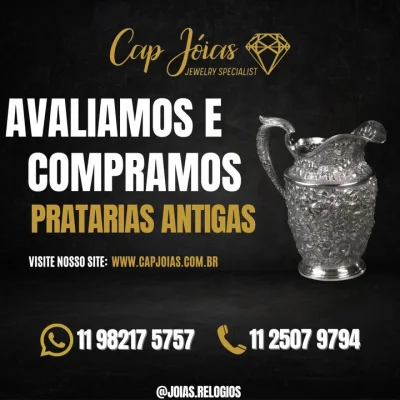 Compro Prataria Antiga, Agende uma Avaliação!