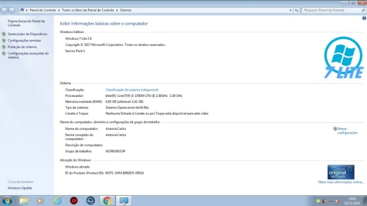 Vendo Notebook Usado