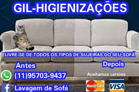Limpeza de Sofás, Carpetes, Tapetes,