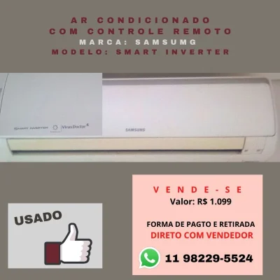 Ar Condicionado Usado + Caixa de Instalar