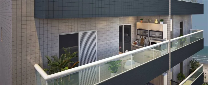 Apartamento com 38.54 m2 - Aviação - Praia Grande SP