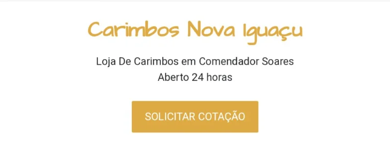 Carimbos Personalizado