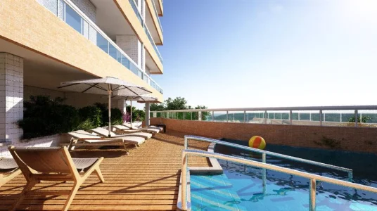 Apartamento com 76 m2 - Guilhermina - Praia Grande SP