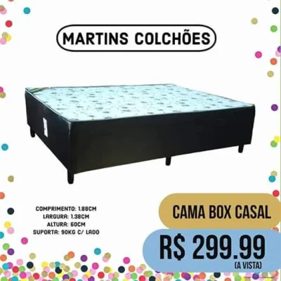 Cama Box Promoção