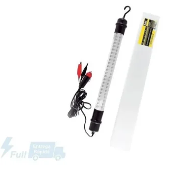 Luz Carro Fluorescente Inquebrável 12v Pendente Portatil