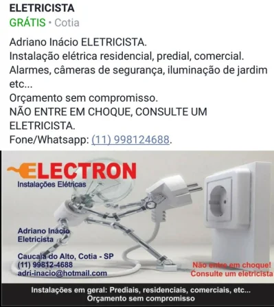 Elétricista Instalador