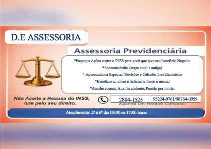 D.e Assessoria Previdenciária & Trabalhista