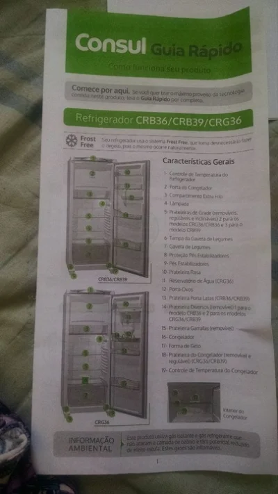 Refrigerador 342l Consul