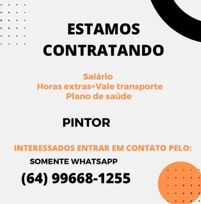 Vaga para Pintor