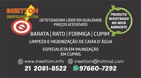 Dedetização e Limpeza de Caixa D'água