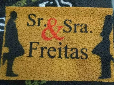Tapete Divertido Sr. e Sra