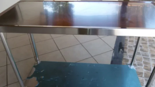 Bancada Lisa em Inox