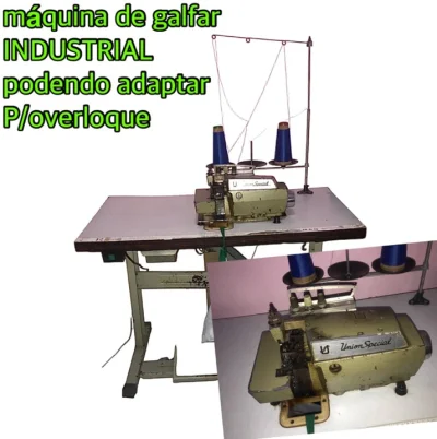 Máquina de Galfar Que Pode Adaptar P/overloque