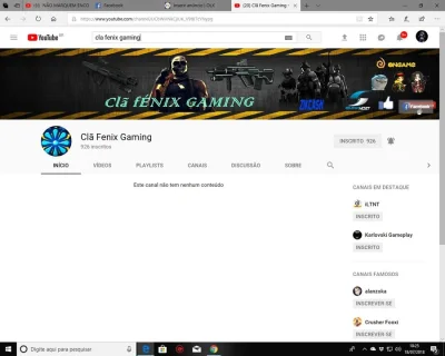 Canal no Youtube
