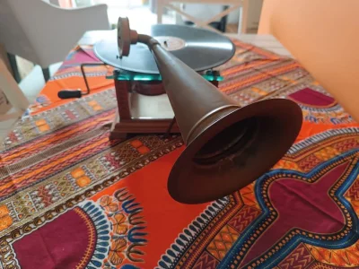 Gramofone, Discos e Agulhas de Troca Funciona