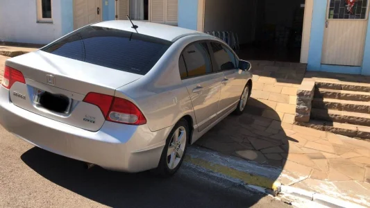 New Civic Lxs Prata Bancos em Couro