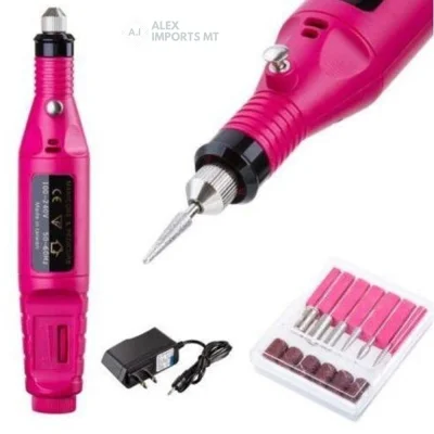 Lixa Elétrica para Manicure Alongamento de Unhas Designer
